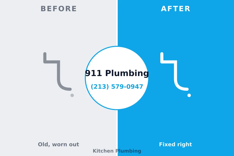 Before and after: plumbing repair Shelton, WA